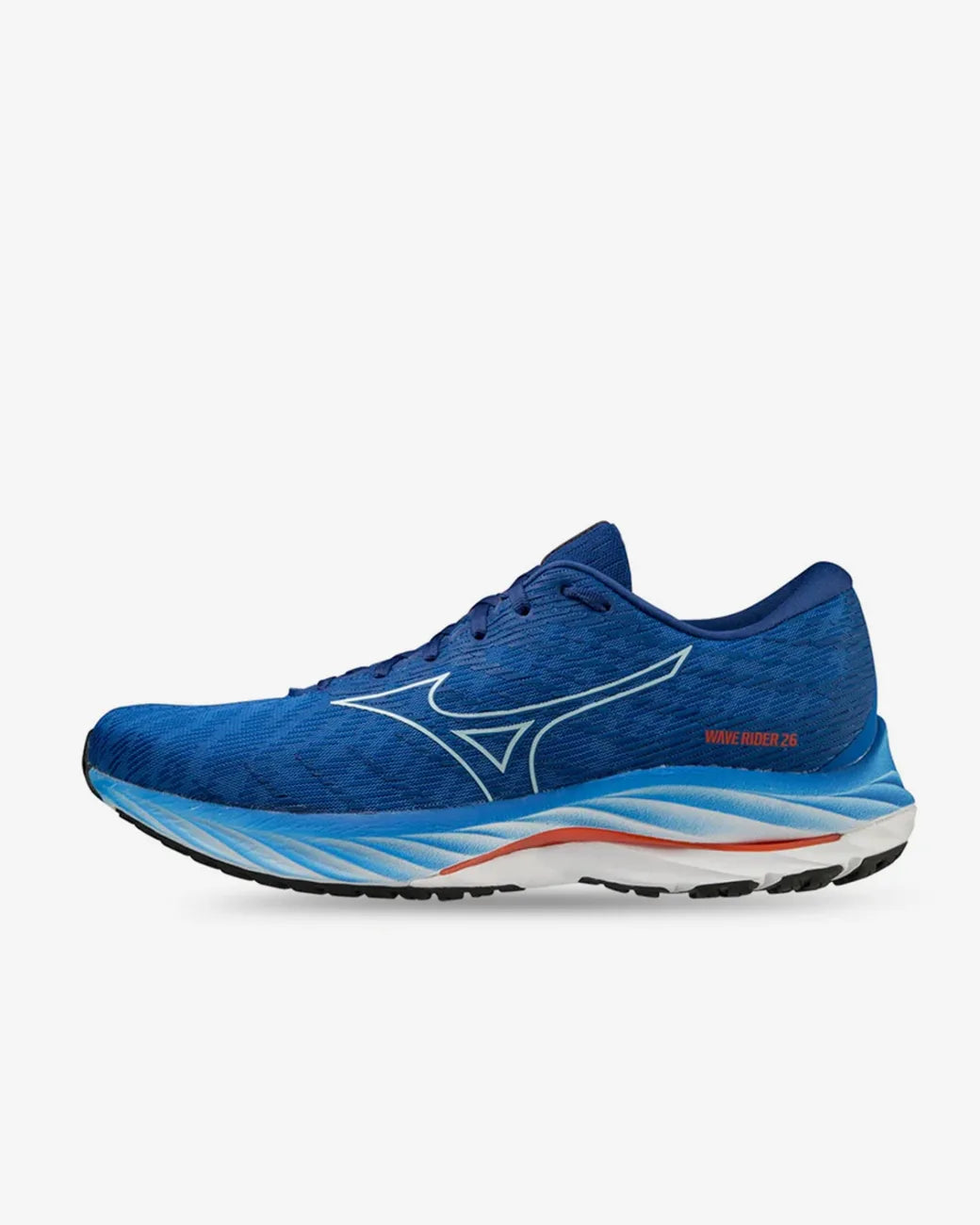 Mizuno wave rider 26  Super Sonic /Ice Water/Cheery Tomato (Authentic Original)